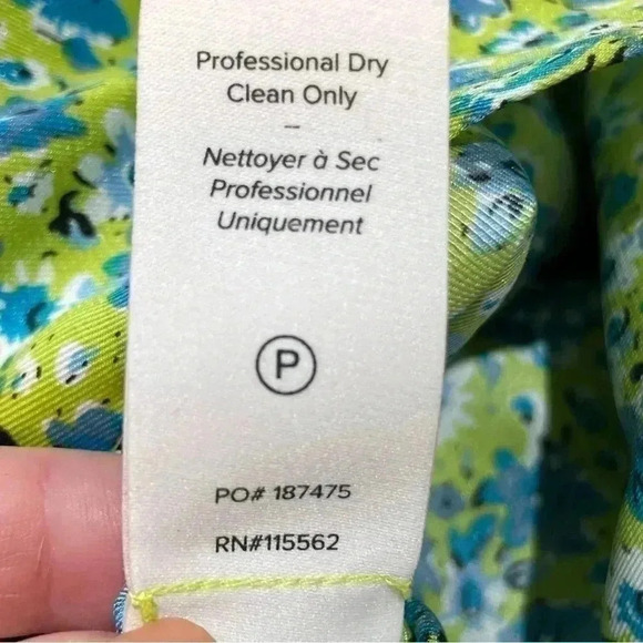 Cinq a Sept Leon Floral Tie-Front Sleeveless Blouse size S - Picture 7 of 7